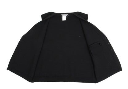 Yohji Yamamoto POUR HOMME Wool Knit Vest Black Size M