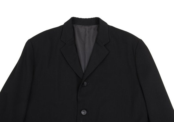 Yohji Yamamoto POUR HOMME Wool Poly Jacket Black Size S