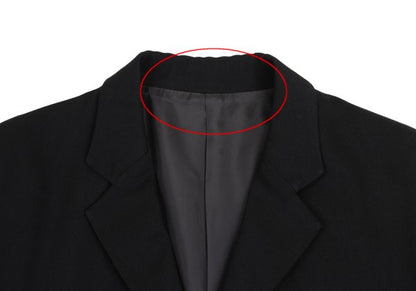 Yohji Yamamoto POUR HOMME Wool Poly Jacket Black Size S