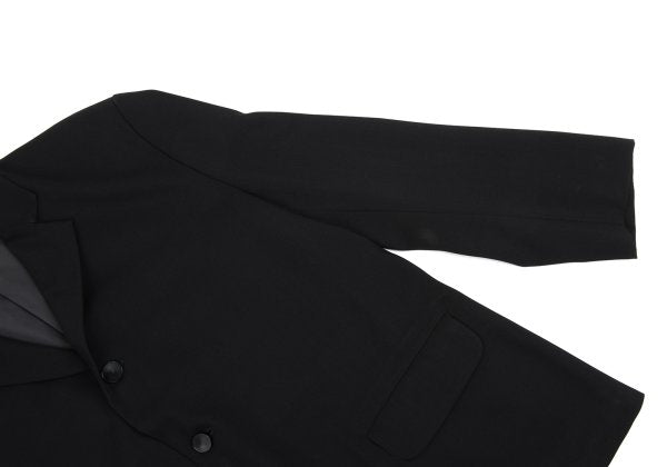 Yohji Yamamoto POUR HOMME Wool Poly Jacket Black Size S