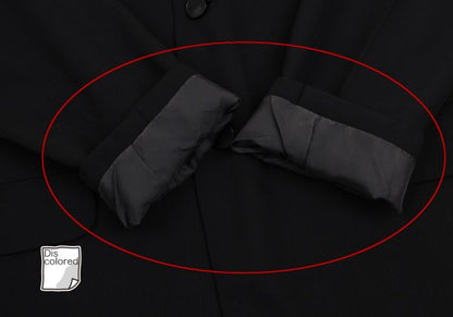 Yohji Yamamoto POUR HOMME Wool Poly Jacket Black Size S