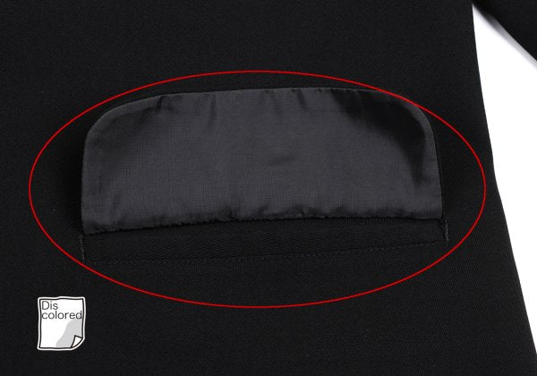 Yohji Yamamoto POUR HOMME Wool Poly Jacket Black Size S