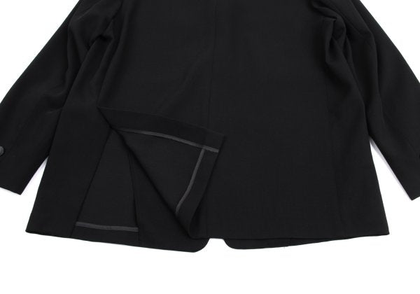 Yohji Yamamoto POUR HOMME Wool Poly Jacket Black Size S