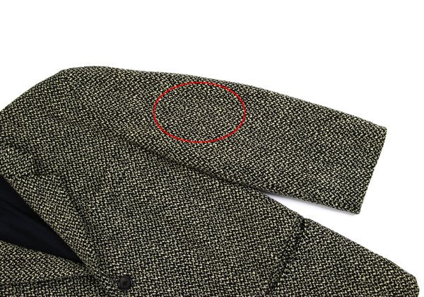 Yohji Yamamoto POUR HOMME Wool Nylon Jacket Black Size S