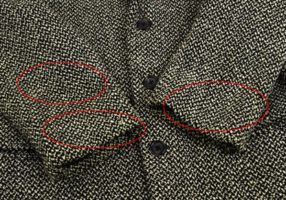 Yohji Yamamoto POUR HOMME Wool Nylon Jacket Black Size S