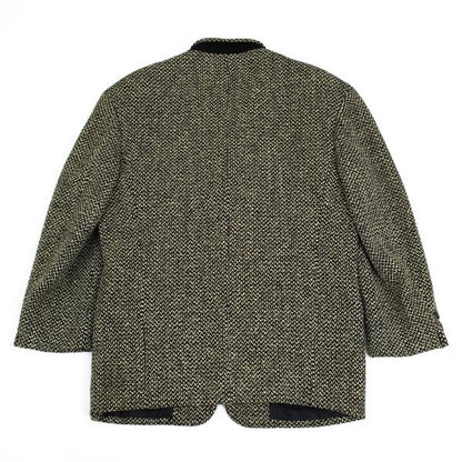 Yohji Yamamoto POUR HOMME Wool Nylon Jacket Black Size S