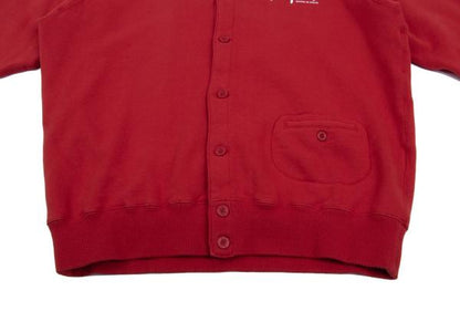 Papas Logo Print Cotton Sweat Jacket Red Size 50L