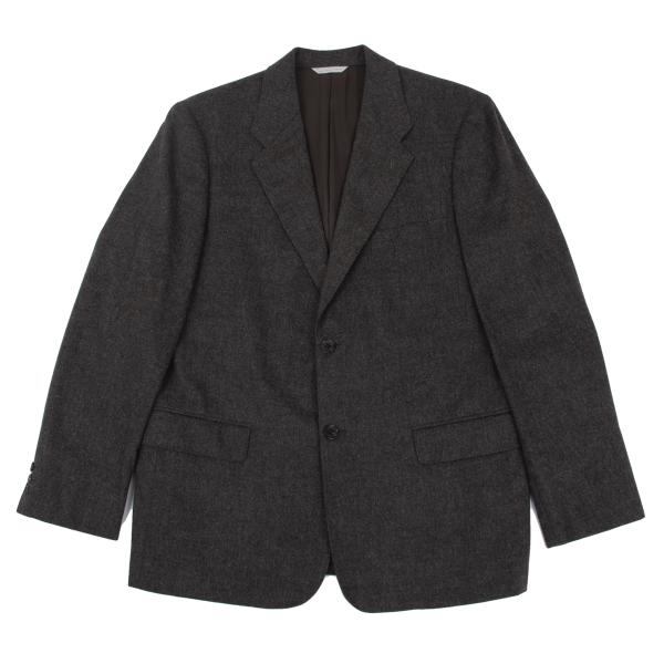 Papas Agnona Angora Wool Blend Blazer Charcoal Size 48M