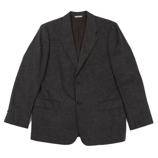 Papas Agnona Angora Wool Blend Blazer Charcoal Size 48M