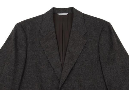 Papas Agnona Angora Wool Blend Blazer Charcoal Size 48M