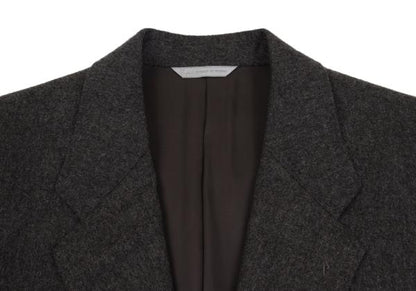 Papas Agnona Angora Wool Blend Blazer Charcoal Size 48M