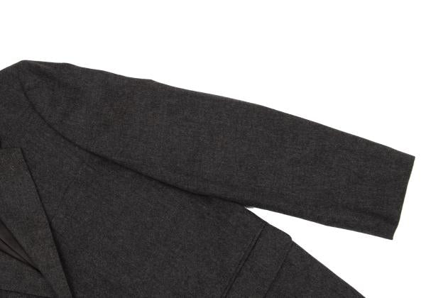 Papas Agnona Angora Wool Blend Blazer Charcoal Size 48M