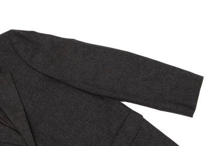Papas Agnona Angora Wool Blend Blazer Charcoal Size 48M