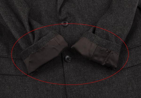 Papas Agnona Angora Wool Blend Blazer Charcoal Size 48M