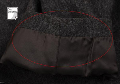 Papas Agnona Angora Wool Blend Blazer Charcoal Size 48M