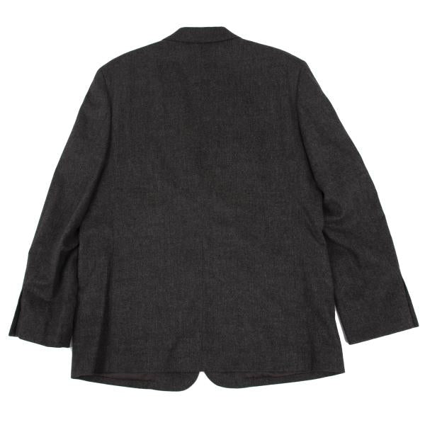 Papas Agnona Angora Wool Blend Blazer Charcoal Size 48M