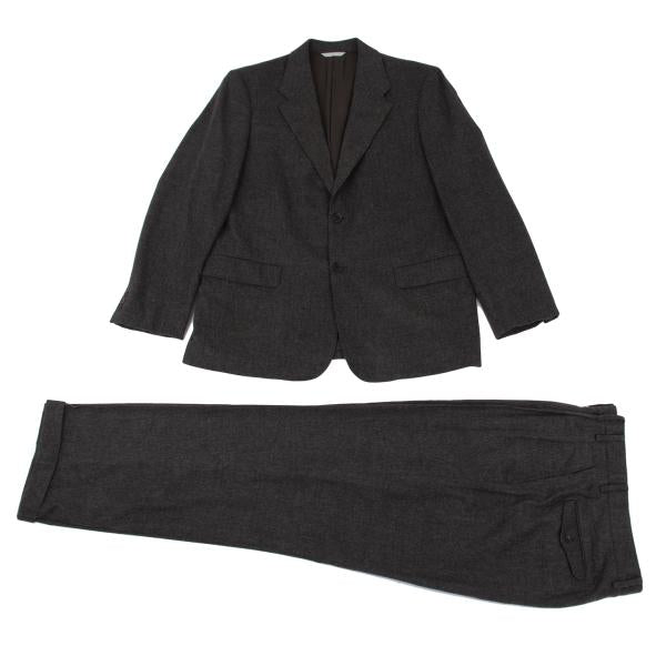 Papas Agnona Angora Wool Blend Blazer Charcoal Size 48M