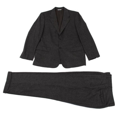 Papas Agnona Angora Wool Blend Blazer Charcoal Size 48M