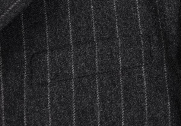 Papas MOON Cashmere Wool Stripe Blazer Gray Size 50L