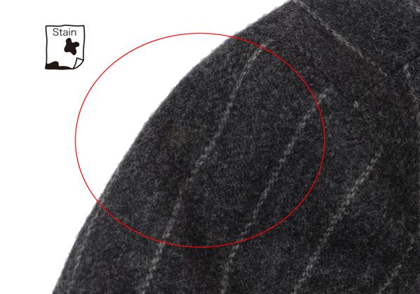 Papas MOON Cashmere Wool Stripe Blazer Gray Size 50L
