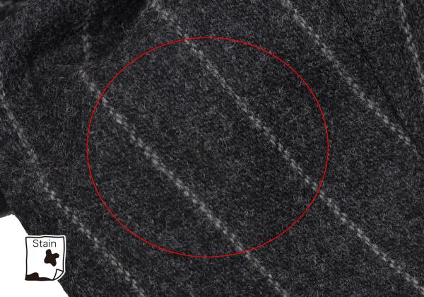 Papas MOON Cashmere Wool Stripe Blazer Gray Size 50L