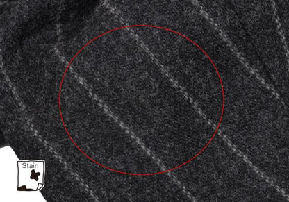 Papas MOON Cashmere Wool Stripe Blazer Gray Size 50L