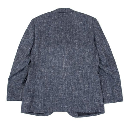 Papas ETHOMAS Silk Wool Tweed Tailored Blazer Blue Size 48M