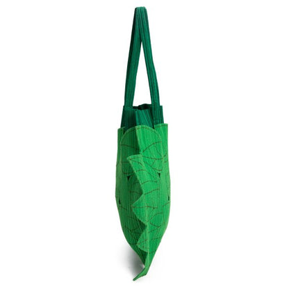 PLEATS PLEASE Leaf Patch Pleated Bag Green
