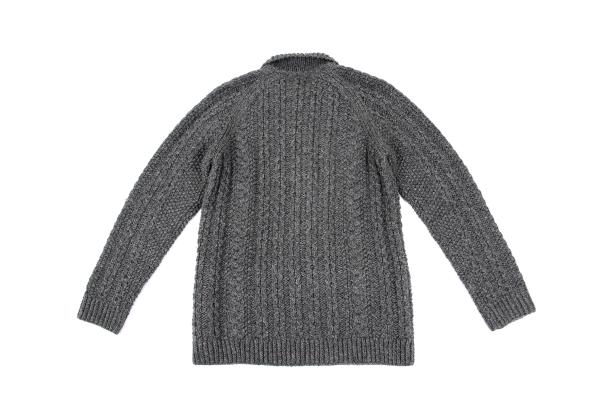 Y's for men Wool Cable Knit Jacket Gray Size 3