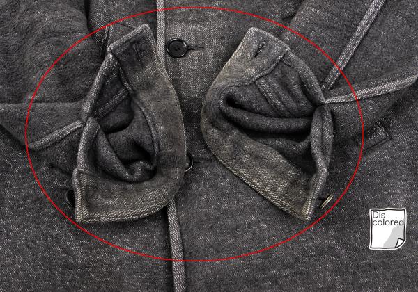COMME des GARCONS HOMME PLUS Cotton Peacoat Gray Coat Size M