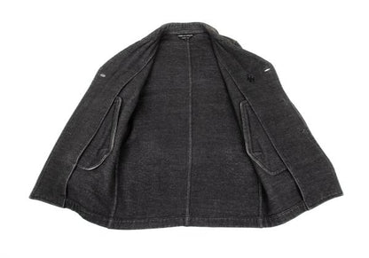 COMME des GARCONS HOMME PLUS Cotton Peacoat Gray Coat Size M