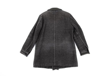 COMME des GARCONS HOMME PLUS Cotton Peacoat Gray Coat Size M