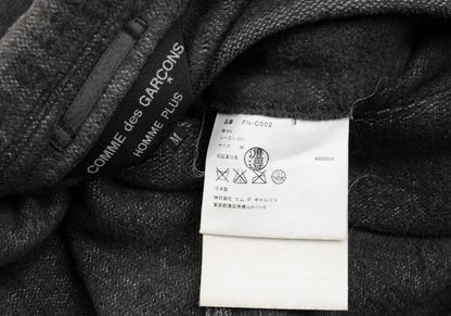 COMME des GARCONS HOMME PLUS Cotton Peacoat Gray Coat Size M