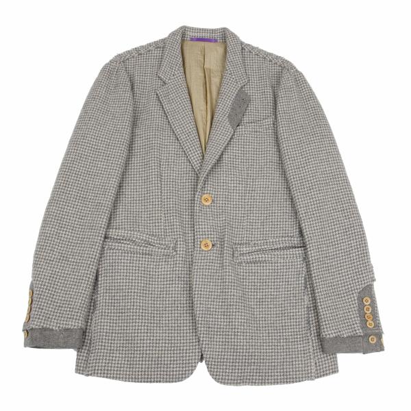 Paul Smith COLLECTION Houndstooth Light Gray Jacket Size L