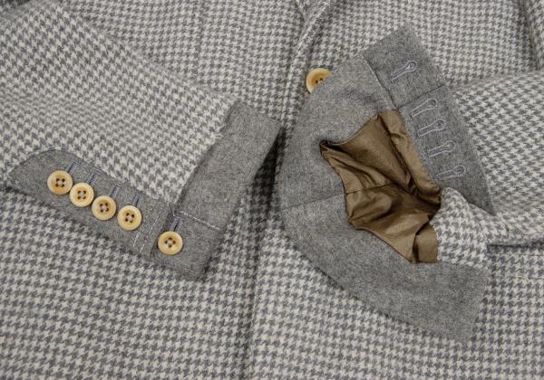 Paul Smith COLLECTION Houndstooth Light Gray Jacket Size L
