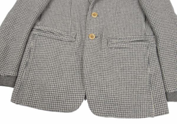 Paul Smith COLLECTION Houndstooth Light Gray Jacket Size L