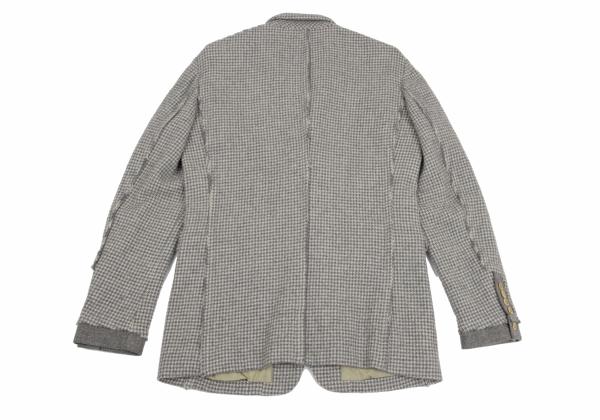 Paul Smith COLLECTION Houndstooth Light Gray Jacket Size L