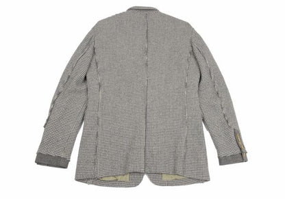 Paul Smith COLLECTION Houndstooth Light Gray Jacket Size L