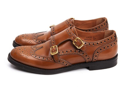 Church's LANA R Monk Straps Brown Sneakers Size 36.5 (23.5cm)