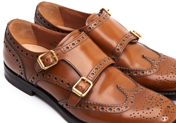 Church's LANA R Monk Straps Brown Sneakers Size 36.5 (23.5cm)