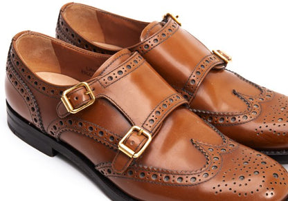 Church's LANA R Monk Straps Brown Sneakers Size 36.5 (23.5cm)