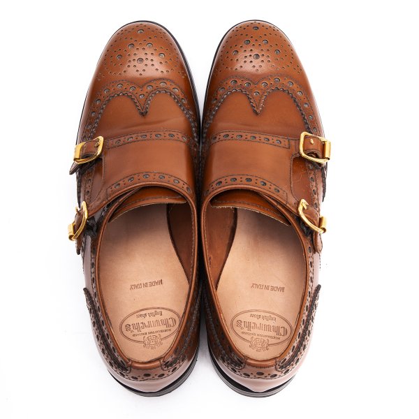 Church's LANA R Monk Straps Brown Sneakers Size 36.5 (23.5cm)