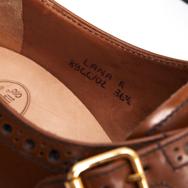 Church's LANA R Monk Straps Brown Sneakers Size 36.5 (23.5cm)