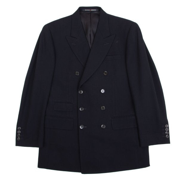 Jean Paul GAULTIER HOMME objet Wool Jacket Navy Size 44M