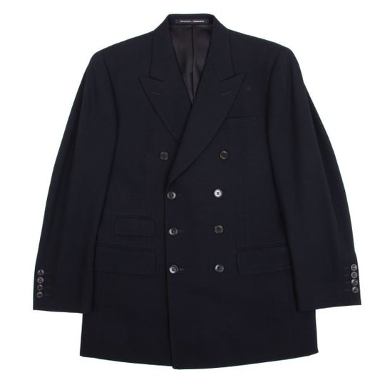 Jean Paul GAULTIER HOMME objet Wool Jacket Navy Size 44M