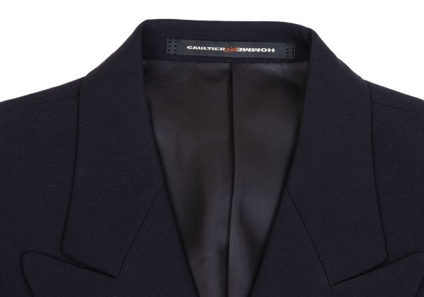 Jean Paul GAULTIER HOMME objet Wool Jacket Navy Size 44M