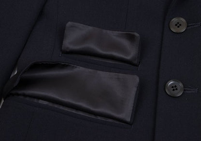 Jean Paul GAULTIER HOMME objet Wool Jacket Navy Size 44M