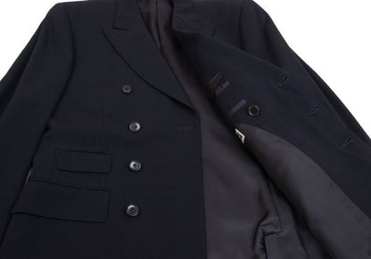 Jean Paul GAULTIER HOMME objet Wool Jacket Navy Size 44M