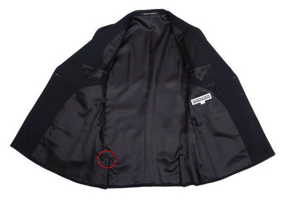 Jean Paul GAULTIER HOMME objet Wool Jacket Navy Size 44M