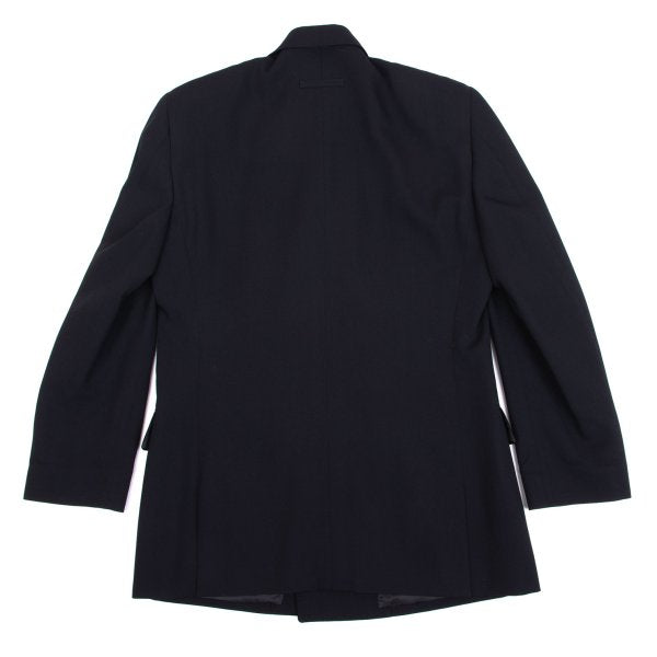 Jean Paul GAULTIER HOMME objet Wool Jacket Navy Size 44M